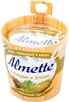 Альметте с огурцом и зеленью 150г/8шт сыр