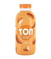 Коктейль молочный "ТОП" МДЖ 2,0 % со вкусом Миндаля, ПЭТ 450 г/6 шт