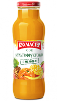 КУХМАСТЕР Сок мультифруктовый 0,68л/8шт