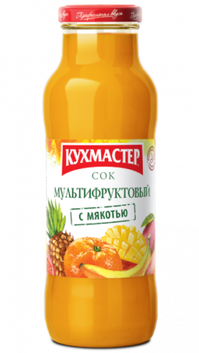 КУХМАСТЕР Сок мультифруктовый 0,68л/8шт