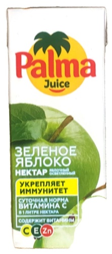 Palma 0,2л/18шт зеленое яблоко напиток