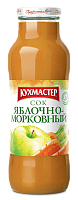Кухмастер Сок Яблочно-морковный 0,68л/8шт