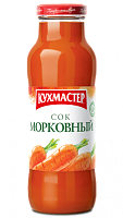 КУХМАСТЕР Сок морковный с мякотью 0,68л/8шт