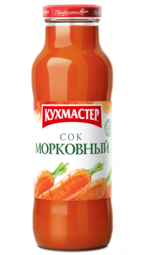 КУХМАСТЕР Сок морковный с мякотью 0,68л/8шт