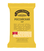 Сыр Брест-Литовск российский 50% 200г. фас.брус 10 шт