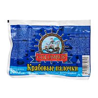 Крабовая палочка "Columbus",(кор 30шт ) d/e 1/200гр.,зам.,в/у